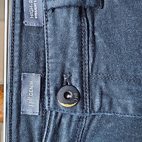 J Jill Denim Jeans High Rise Straight Leg Sz 14 - Picture 4 of 10
